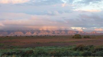 Rain over mountains