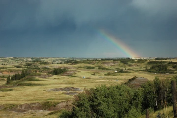 Rainbow in Alberta