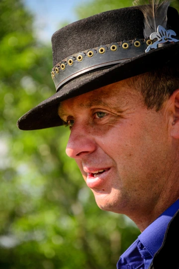 Shepherd with hat