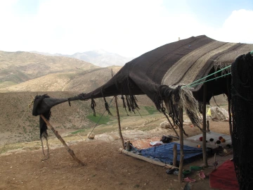 Tent in wind