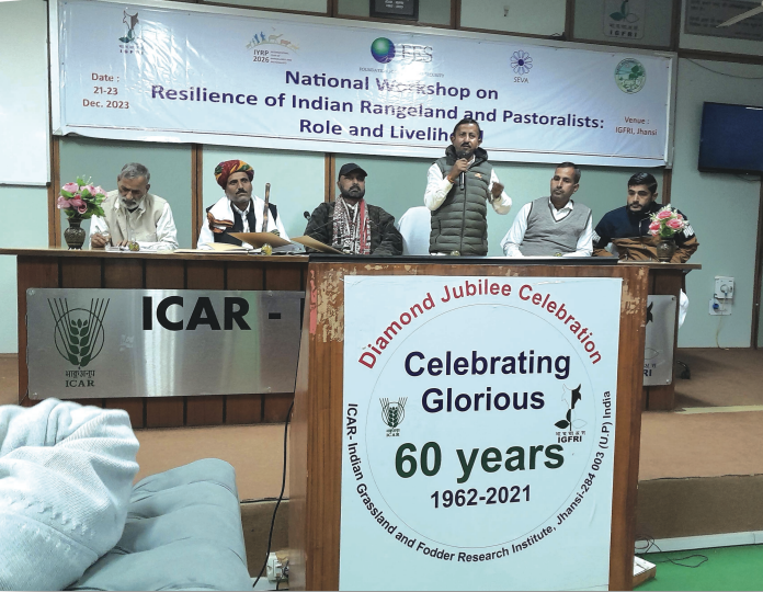 RISG–South	Asia	attended	a National	Workshop	on	Resilience	of	Indian	 Rangeland	 and	 Pastoralists